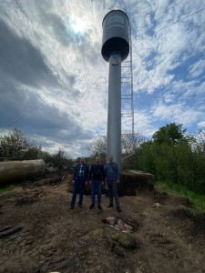 У Роганській громаді встановили нову водонапірну вежу замість пошкодженої росіянами