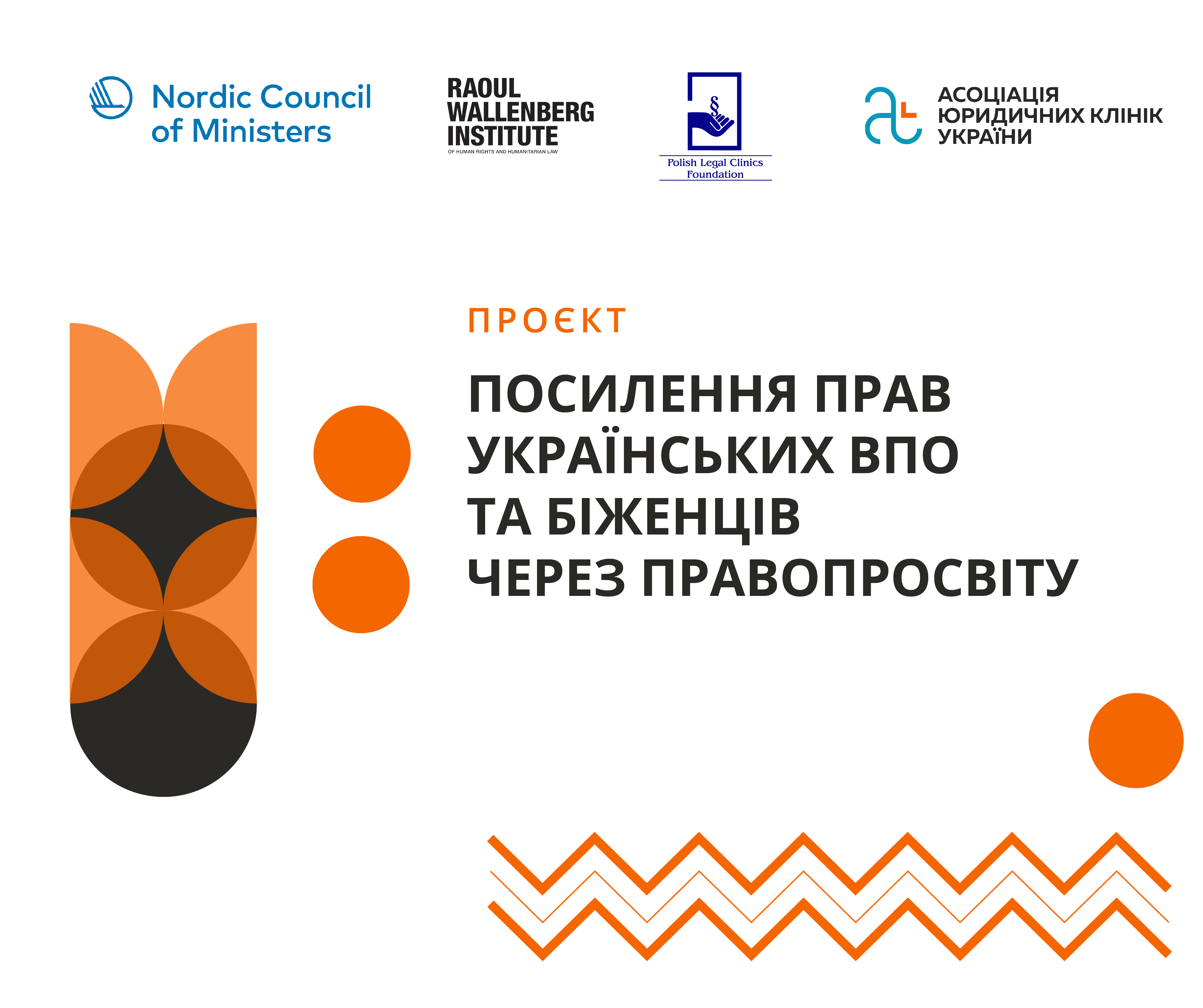 Спільна ініціатива щодо посилення прав українських ВПО та біженців через правопросвіту